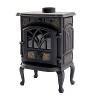 Печь отопительная чугунная " Сибирь 7 " со стеклом 