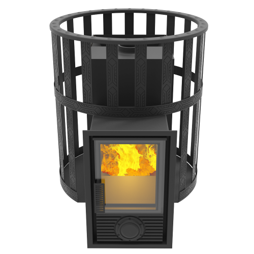 Печь банная " Викинг " 24 Д - 2 со стеклом 230х270, сетка фото 4 Печь банная " Викинг " 24 Д - 2 со стеклом 230х270, сетка фото 4