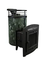 Печь банная "Атмосфера L" Змеевик ламель+сетка ПроМеталл