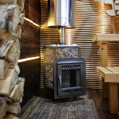 Печь чугунная банная "Атмосфера М" КТТ сетка нержавейка ПроМеталл фото 4 Печь чугунная банная "Атмосфера М" КТТ сетка нержавейка ПроМеталл фото 4