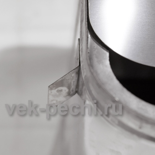 Бак навесной на печь 40 литров "УМК" 0,8 мм фото 2