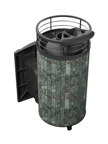 Печь банная "Атмосфера XL" Жадеит ламель+сетка ПроМеталл фото 5 Печь банная "Атмосфера XL" Жадеит ламель+сетка ПроМеталл фото 5