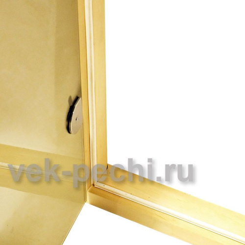 Дверь, ЭКОНОМ бронза матовая, 1900 х 700 ( ХВОЯ - 6 мм, 2 петли, Пр.) под остаток фото 4