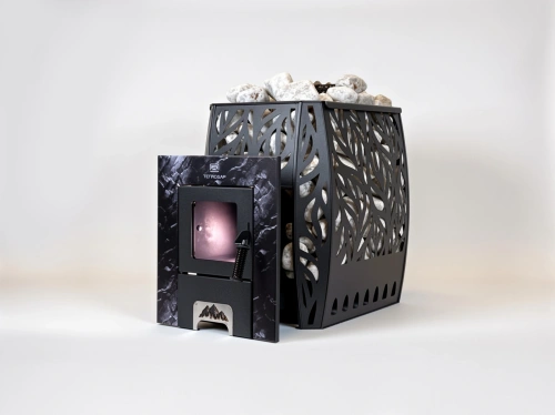 Печь для бани Скала 12Т Стекло сталь Теплодар фото 8