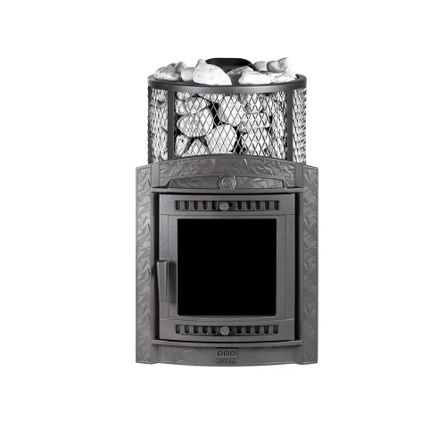 Печь чугунная банная "Атмосфера L" КТТ сетка нержавейка ПроМеталл фото 2 Печь чугунная банная "Атмосфера L" КТТ сетка нержавейка ПроМеталл фото 2