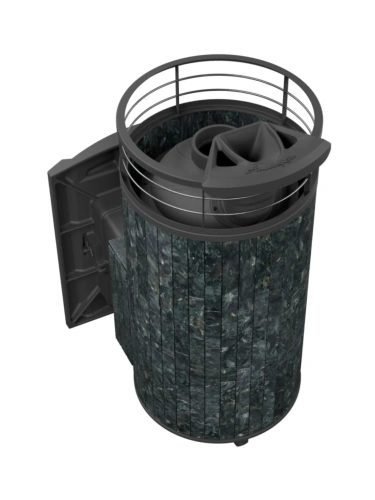 Печь банная "Атмосфера XL" Пироксенит ламель+сетка С ТОННЕЛЕМ ПроМеталл фото 5 Печь банная "Атмосфера XL" Пироксенит ламель+сетка С ТОННЕЛЕМ ПроМеталл фото 5