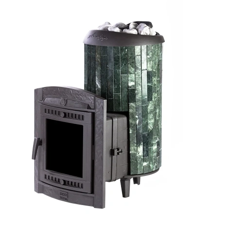 Печь банная "Атмосфера XL" в ламелях "Змеевик" ПроМеталл фото 6