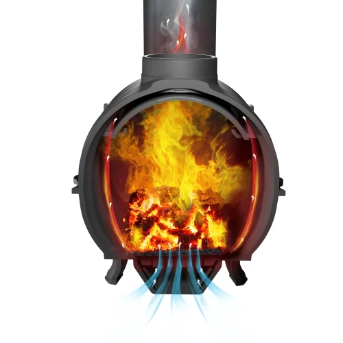 Печь чугунная отопительная с плитой "Тайга" PRO ПроМеталл фото 2 Печь чугунная отопительная с плитой "Тайга" PRO ПроМеталл фото 2