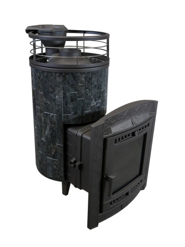 Печь банная "Атмосфера L" Пироксенит ламель+сетка ПроМеталл