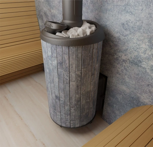 Печь банная "Атмосфера XL" в ламелях "Талькохлорит" ПроМеталл фото 3