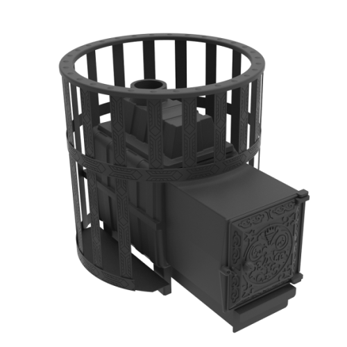 Печь банная чугунная  " Воевода " 20 ДТ - 4 ( сетка )