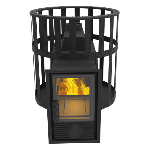 Печь банная чугунная " Воевода " 20 Д - 2 со СТЕКЛОМ 230х270, сетка фото 6 Печь банная чугунная " Воевода " 20 Д - 2 со СТЕКЛОМ 230х270, сетка фото 6