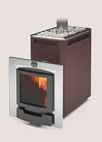 Печь для бани КУЗБАСС-20 ТК Панорама  сталь Теплодар