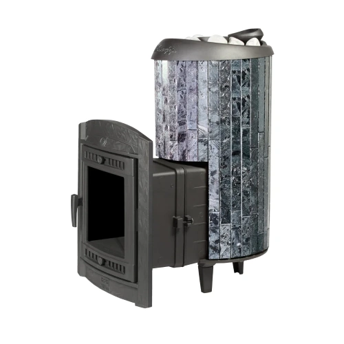 Печь банная "Атмосфера XL" в ламелях "Пироксенит" ПроМеталл фото 6 Печь банная "Атмосфера XL" в ламелях "Пироксенит" ПроМеталл фото 6