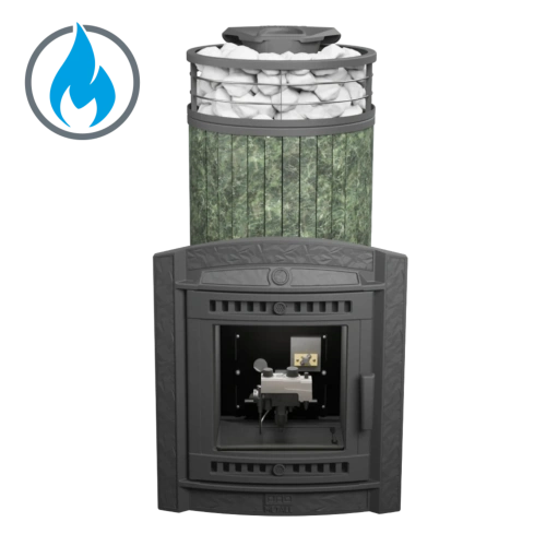 Печь банная "Атмосфера XL" Змеевик ламель+сетка с газовой горелкой ПроМеталл Печь банная "Атмосфера XL" Змеевик ламель+сетка с газовой горелкой ПроМеталл