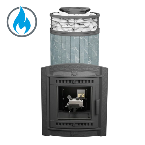 Печь банная "Атмосфера XL" Талькохлорит ламель+сетка с газовой горелкой ПроМеталл Печь банная "Атмосфера XL" Талькохлорит ламель+сетка с газовой горелкой ПроМеталл