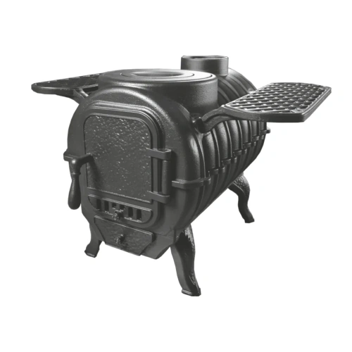 Печь чугунная отопительная с плитой "Тайга" PRO ПроМеталл Печь чугунная отопительная с плитой "Тайга" PRO ПроМеталл