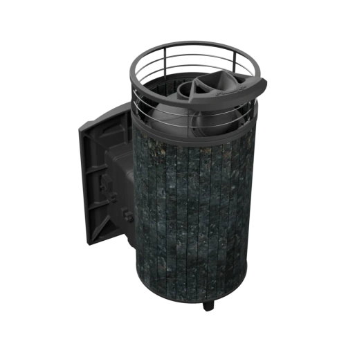 Печь банная "Атмосфера XL" Пироксенит ламель+сетка с газовой горелкой ПроМеталл фото 4