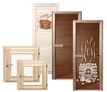 Двери для бани